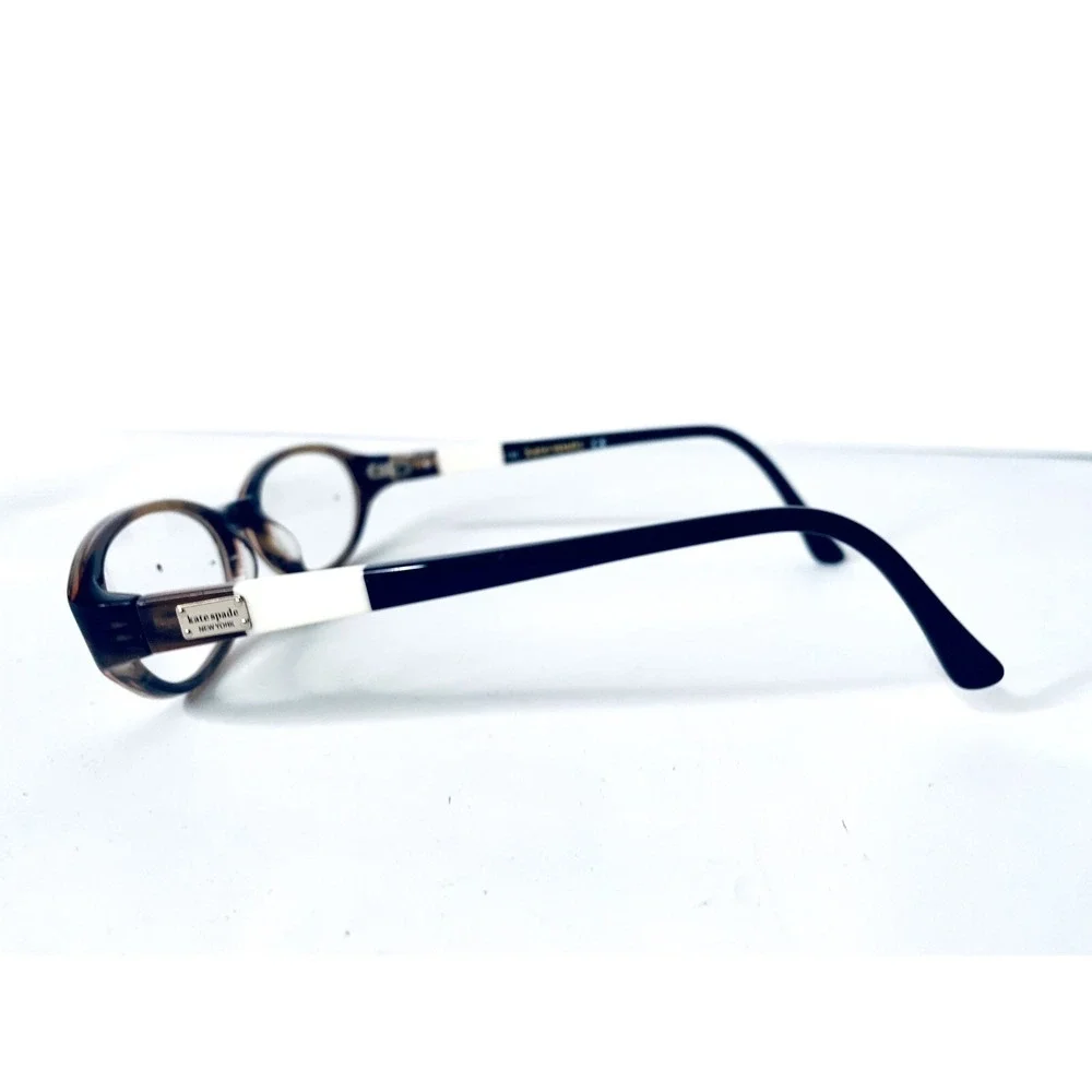 Kate Spade Tortoise Frame W White Black Temples Glasses Kendall 01S9 130 43 16